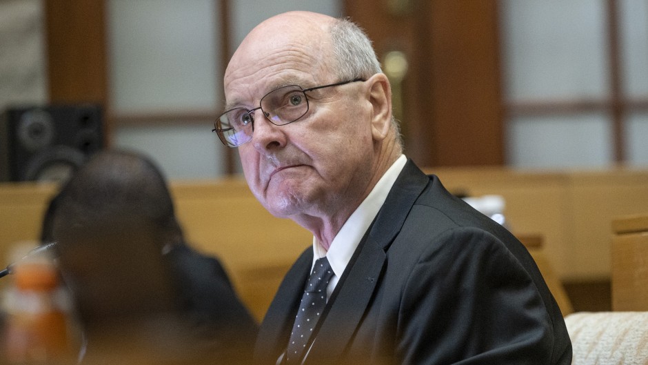 Forensic investigator Paul O'Sullivan testifies at the Parliamentary Ad Hoc Committee inquiry into alleged corruption and political interference in the criminal justice system. Gallo Images/Brenton Geach