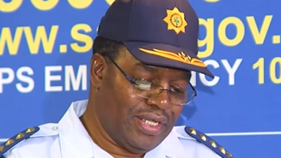  Police National Commissioner Fannie Masemola