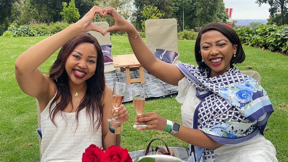 Siyabonga Majodina and Mbalenhle Mmgomezulu also took the time to celebrate Galantines. 