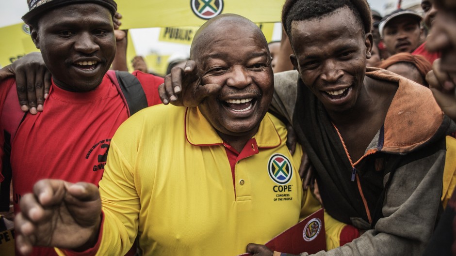 Cope co-founder Mosiuoa Lekota. AFP/Gianluigi Guercia