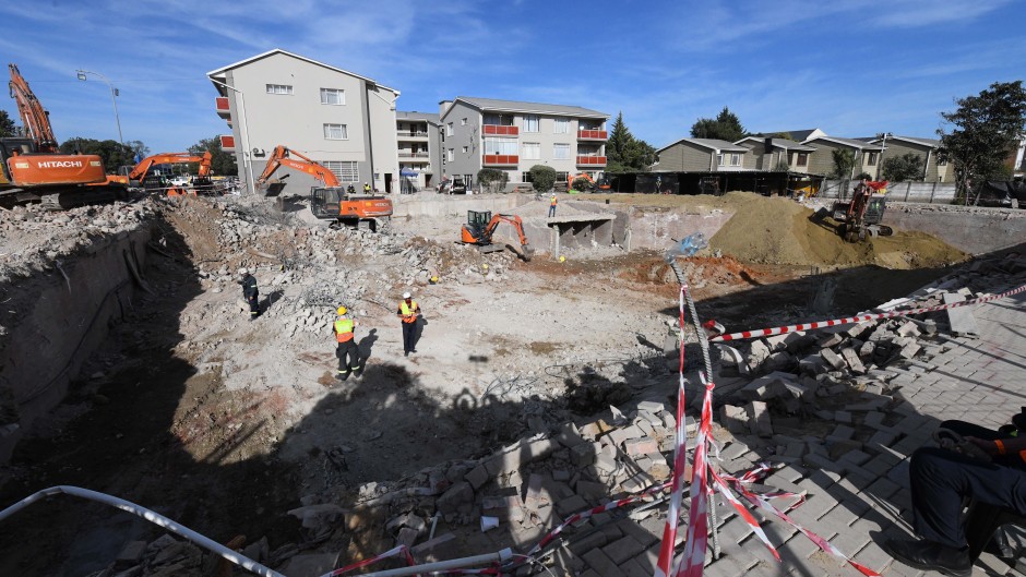 George building collapse. Lulama Zenzile/Gallo Images