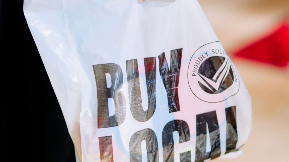 Buy local. X/Proudly South African