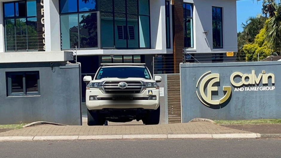 Police are raiding multiple properties linked to businessman Calvin Mathibeli in Durban. Dasen Thathiah