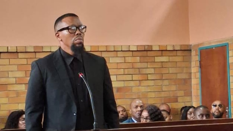 Matipandile Sotheni is accused of murdering Madlanga Commission whistleblower Marius van der Merwe. eNCA/Bafedile Moerane