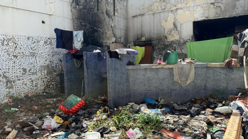 The abandoned police station in Carletonville. eNCA/Nabeelah Shaikh