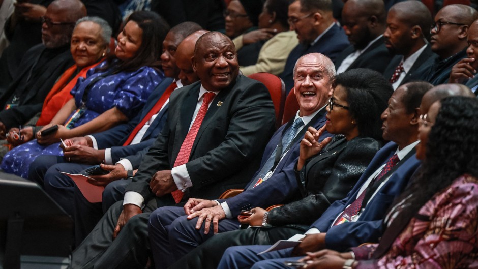 Cyril Ramaphosa and Roelf Meyer