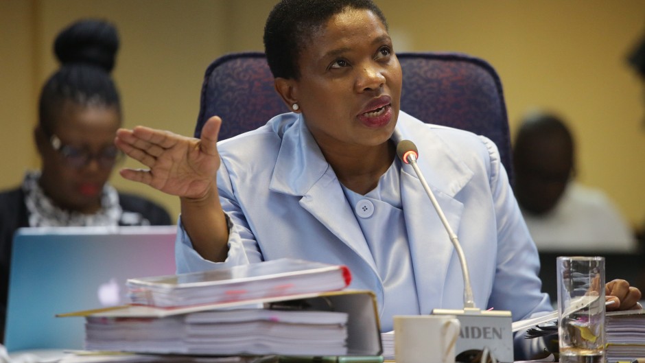 Suspended deputy national director of public prosecutions Adv Nomgcobo Jiba during the Mokgoro Commission of Inquiry on February 25, 2019 in Centurion, 