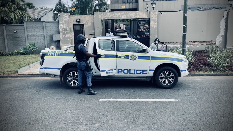 Police raid Umhlanga fake call centre. Dasen Thathiah/eNCA