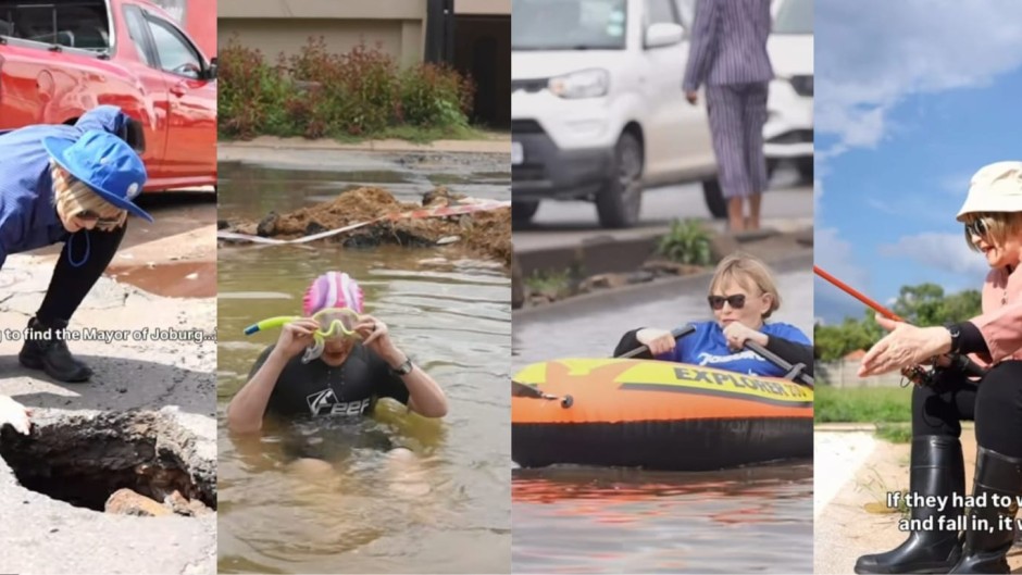 If South African politics had a “most likely to go viral” category then Hellen Zille would be leading the mile- or sailing through it- literally.  Screenshot from Helen Zille TikTok