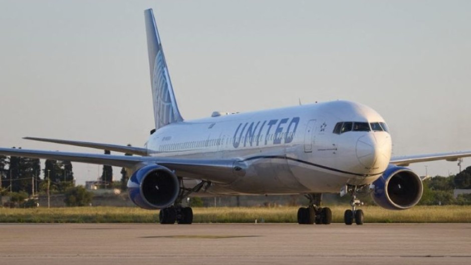 A United Airlines jet. Matteo Della Torre/NurPhoto via AFP