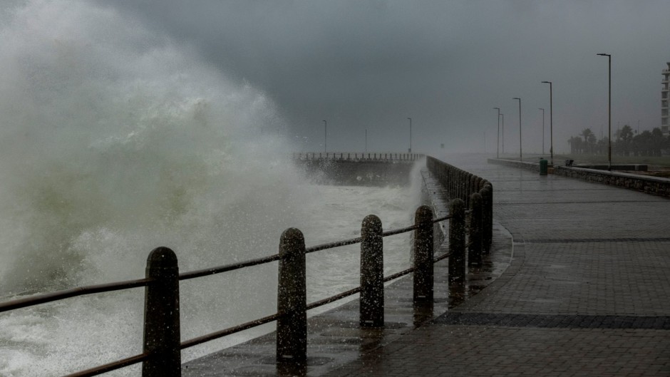 Severe Cape Town weather causes widespread damage to Sea Point homes and infrastructure. Gallo Images/Brenton Geach