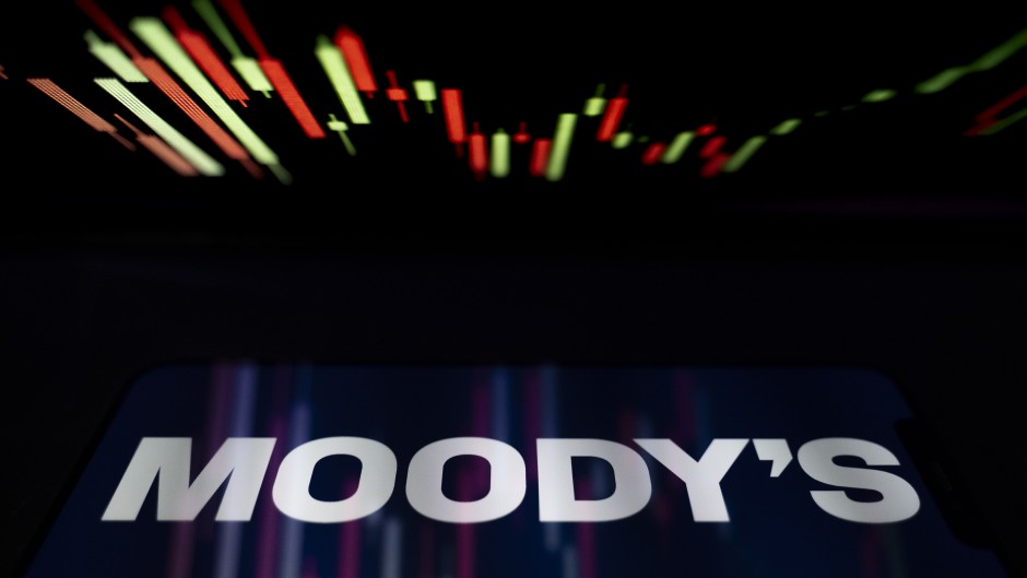 Moody's rating agency. Getty Images