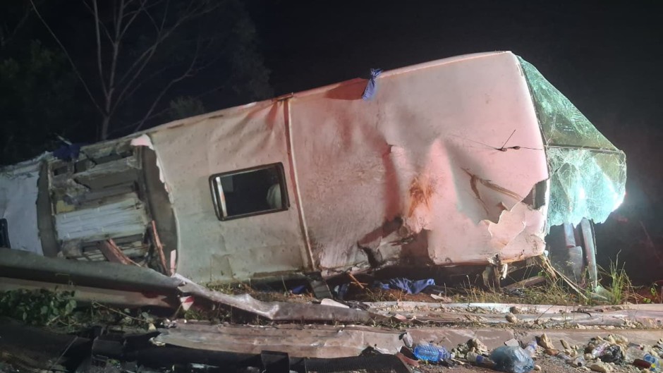 Eight people have been killed in a horrific bus crash in Limpopo. Supplied