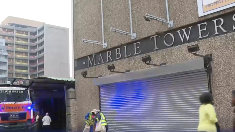 Marble Towers in the Johannesburg CBD.