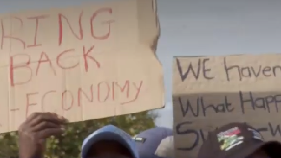 Protest against illegal foreign nationals