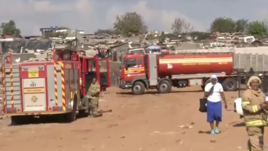 Tshwane shack fire 