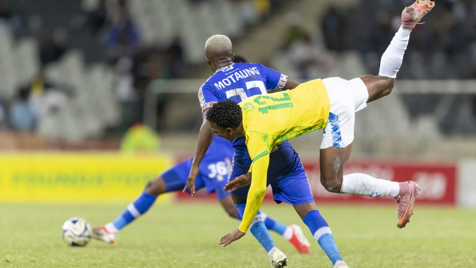 Brayan León of Mamelodi Sundowns during the Betway Premiership match between TS Galaxy and Mamelodi Sundowns. Dirk Kotze/Gallo Images