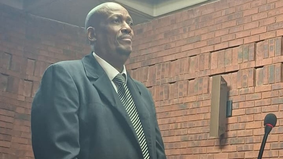 SAPS captain Laurance Makgotloe. Slindelo Sibata/eNCA