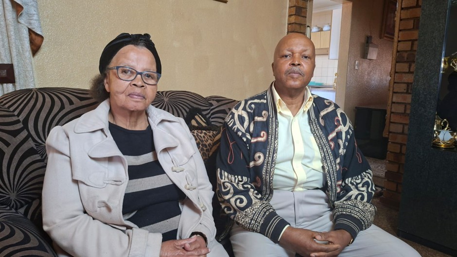 Jacqueline Modise and her husband (IPHC)