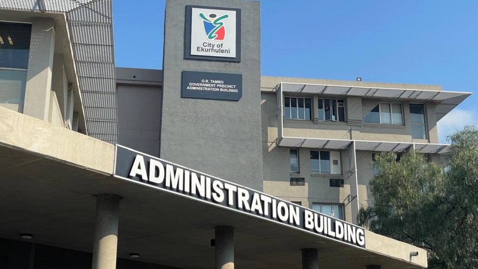 City of Ekurhuleni administration building. eNCA/Naomi Kobbie