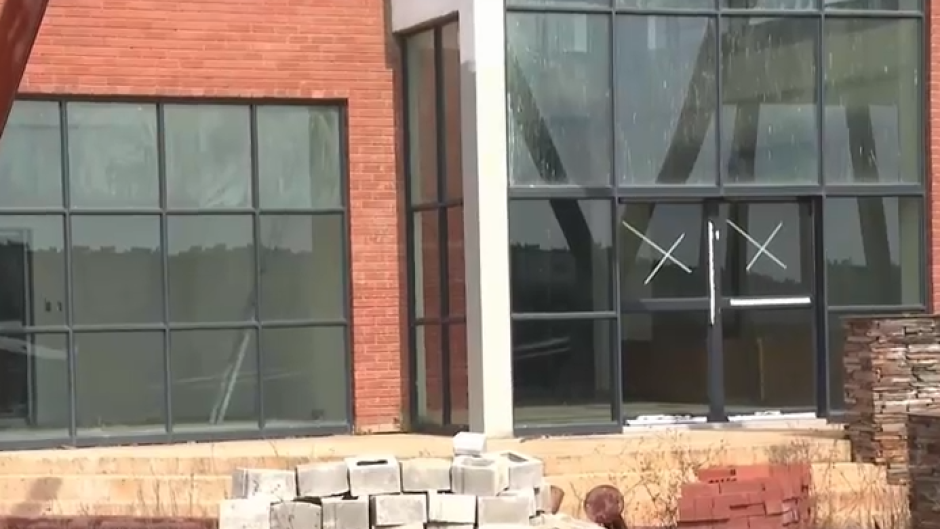 Eight years after the R289-million project began, construction has ground to a halt.