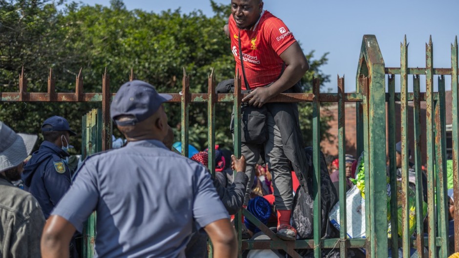 A displaced Malawian national 