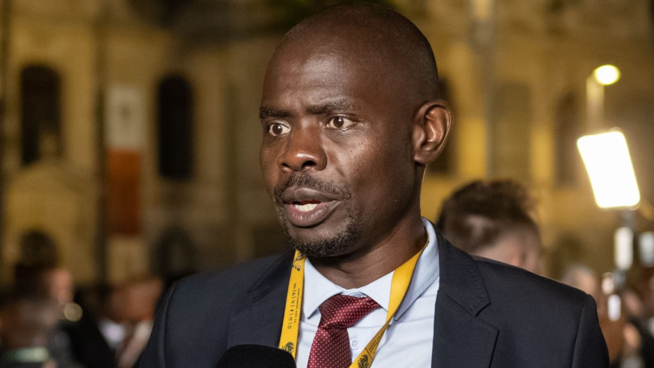 Section 89 Impeachment Committee chair, Makashule Gana. Jeffrey Abrahams/Gallo Images