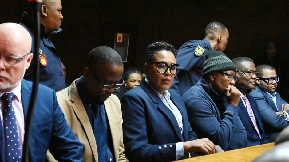Some of the officers charged in the Medicare24 saga.  Frennie Shivambu/Gallo Images