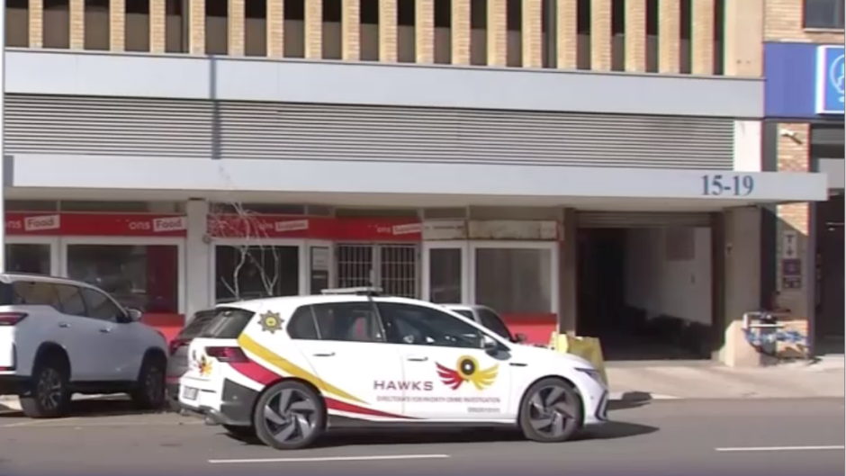 Hawks vehicle.