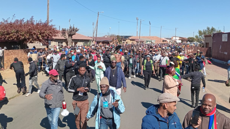 benoni anti-immigration march