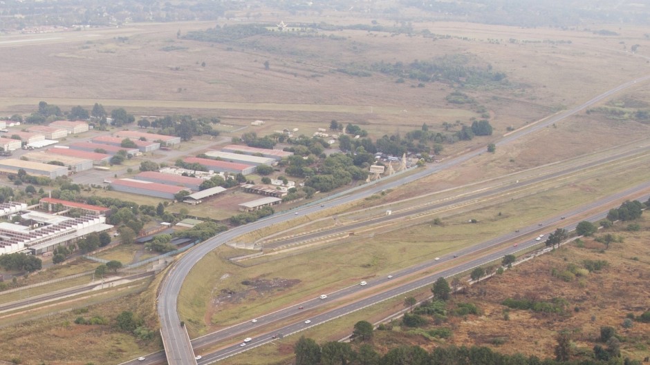 An aerial view of the N14 highway. GalloImages/BFG Images