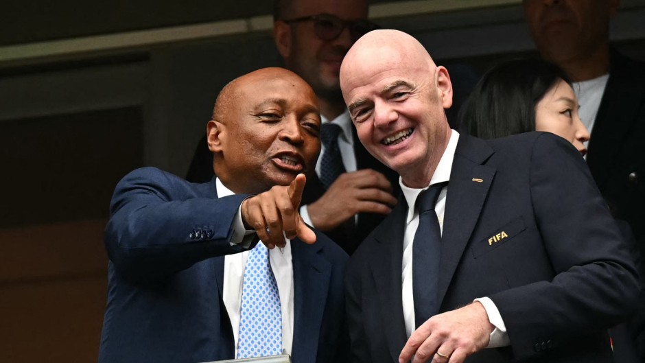 Patrice Motsepe and Gianni Infantino