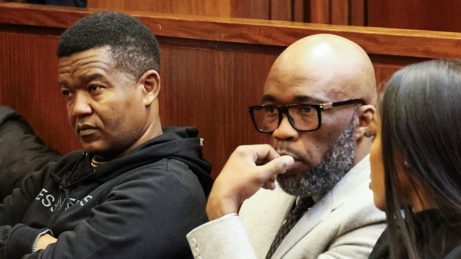Vusumuzi "Cat Matlala and his co-accused.  Lubabalo Lesolle/Gallo Images