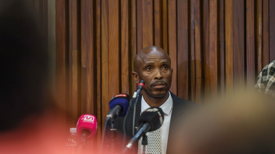 Bethwell Cele on the stand. Sharon Seretlo/Gallo Images