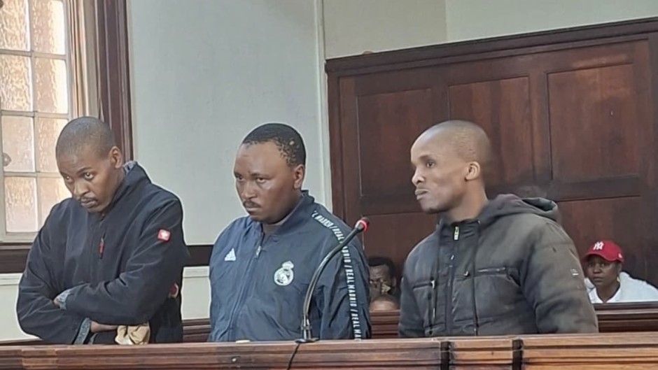 The three accused in the Cleveland mass shooting. Bafedile Moerane/eNCA