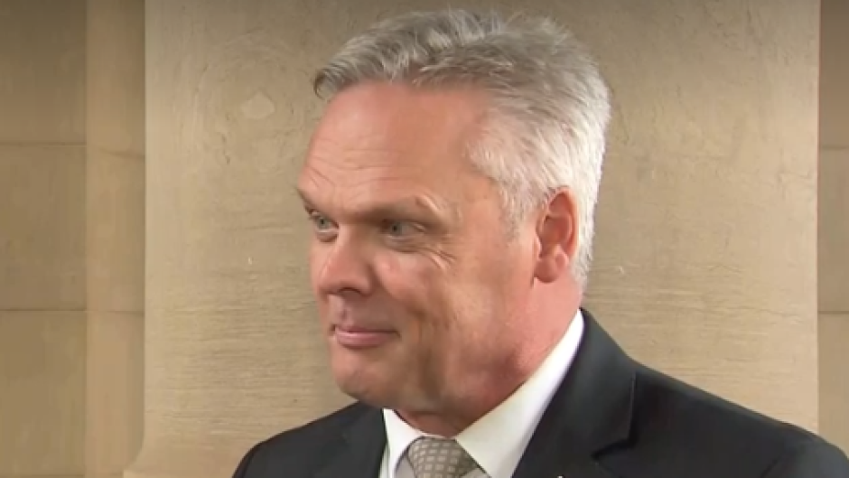 Willem Aucamp, who moved ranks from being a Minister of Forestry, Fisheries and the Environment to now being a Minister of Agriculture.