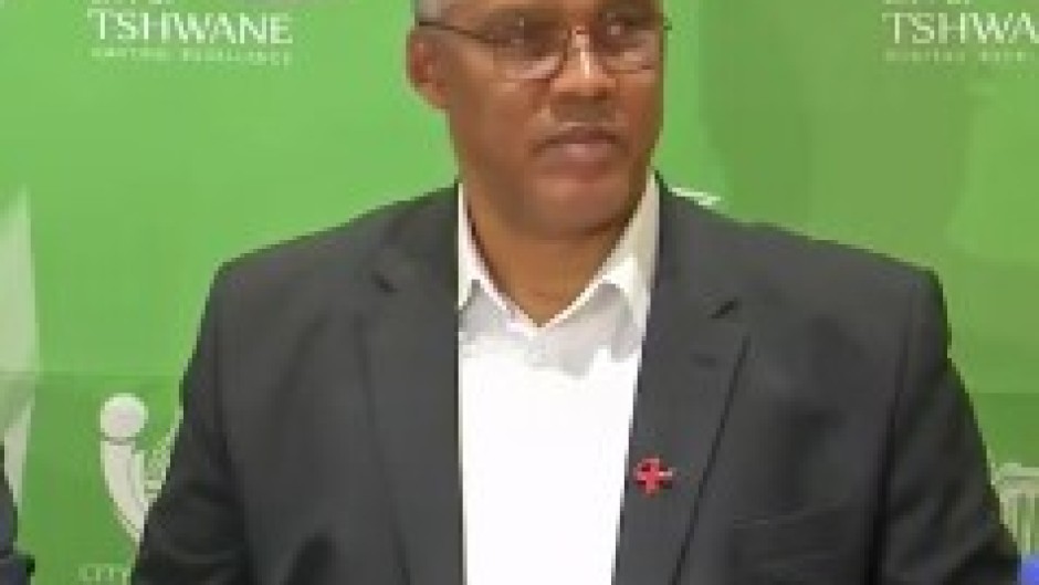 Johann Mettler, Tshwane city manager.