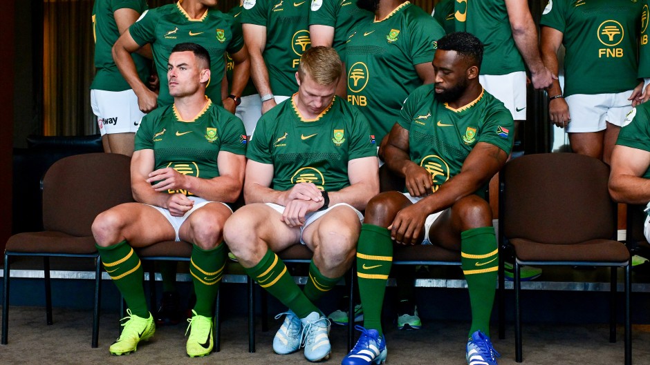 Jesse Kriel, Pieter-Steph du Toit and Siya Kolisi 