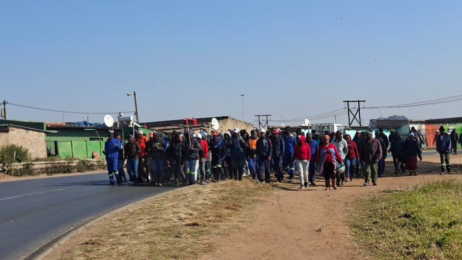 Anti-illegal migration protest in Germiston. Bafedile Moerane/eNCA
