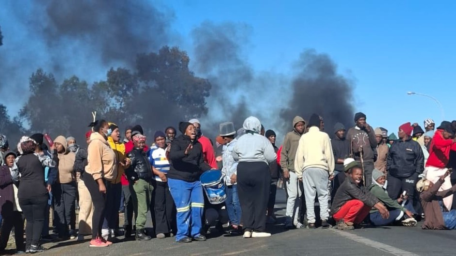 Ratanda Protest. Bafedile Moerane/eNCA