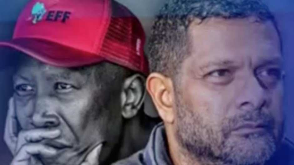 Julius Malema and Feroz Khan