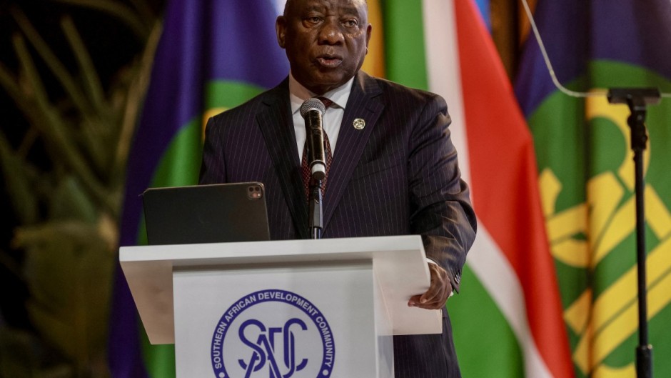 President Cyril Ramaphosa. Rajesh JANTILAL / AFP