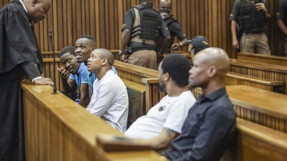 The accused in the Senzo Meyiwa murder trial.  OJ Koloti/Gallo Images