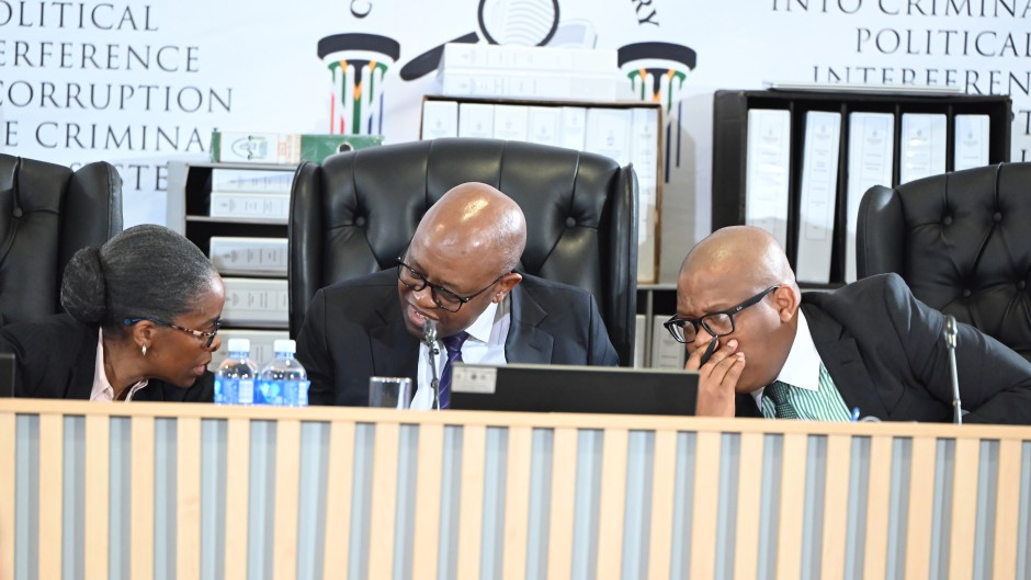 The Madlanga Commission.  Frennie Shivambu/Gallo Images
