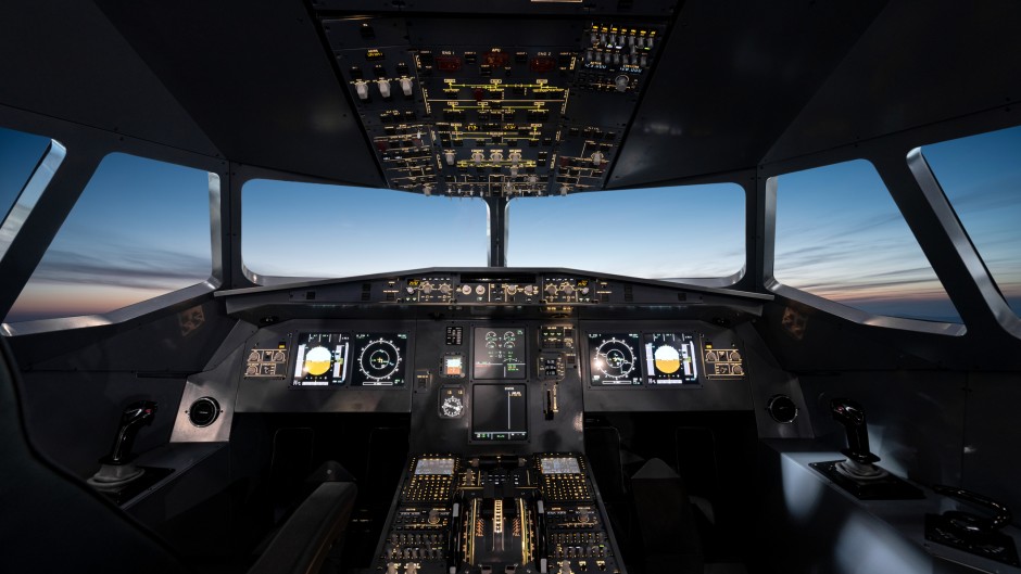 Internal control part of the aircraft cockpit. GettyImages/zhihao