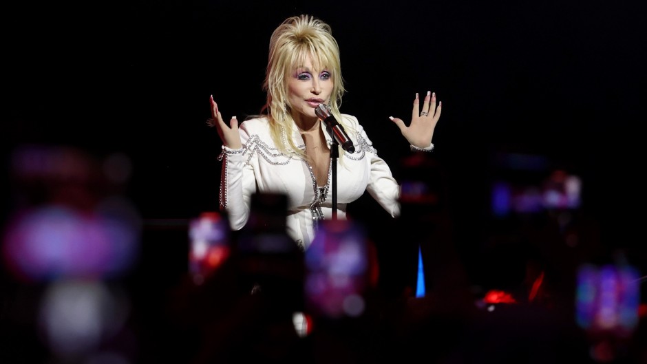 Dolly Parton speaks onstage during Kicking Off CMA Fest: A Special Conversation With Dolly Parton Hosted By Rachel Smith at Music City Center on June 06, 2024 in Nashville, Tennessee. (Photo by Terry Wyatt/WireImage)