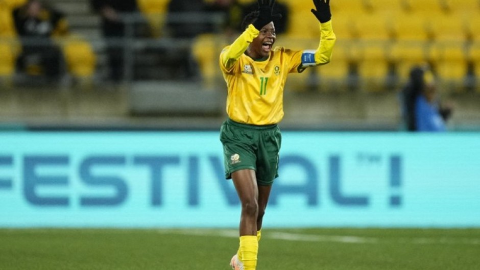 Thembi Kgatlana of South Africa. Jose Breton/NurPhoto via AFP