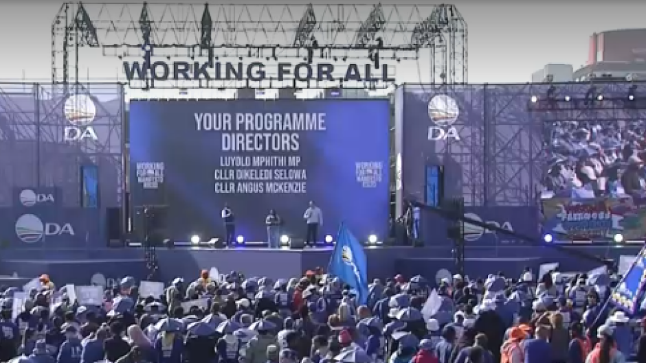 DA election manifesto launch