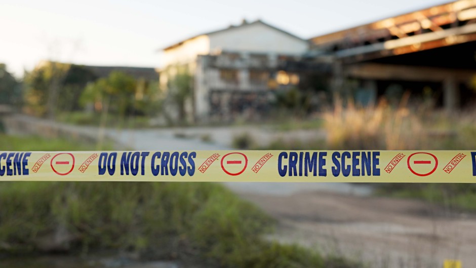 File: Police tape at a crime scene. GettyImages/Jakob Wackerhausen