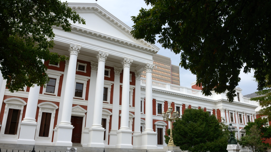 South African Parliament building